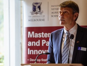 Professor Ken Hinchcliff at the launch of the Masters of Food and Packaging Innovation program.